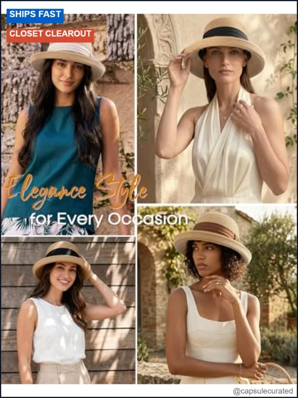 Women's UPF 50 Packable Bucket Hat with Chin Strap, Adjustable Sun Hat, Travel
